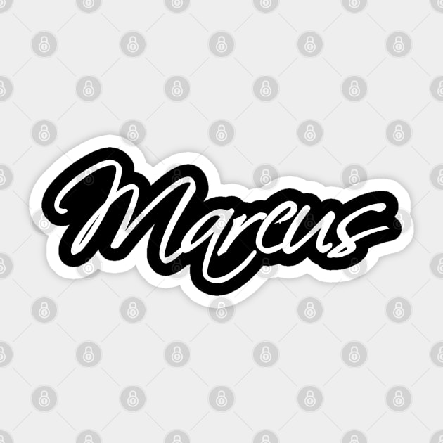 Name Marcus Sticker by CanCreate